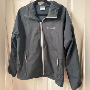 Men’s Columbia Weather Resistant Black Hooded Jacket